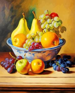 Aesthetic Fruit Bowl Diamond Painting
