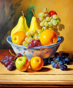 Aesthetic Fruit Bowl Diamond Painting