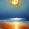 Full Moon Beach Diamond Painting