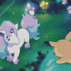 Galarian Ponyta Diamond Painting