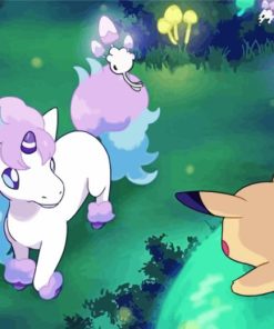 Galarian Ponyta Diamond Painting