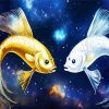 Golden Galaxy Fish Diamond Painting