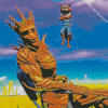 Groot In Fortnite Diamond Painting