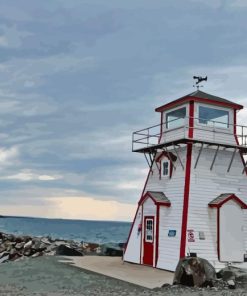 Arisaig Lighthouse Diamond Painting