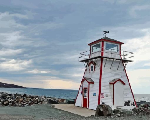 Arisaig Lighthouse Diamond Painting
