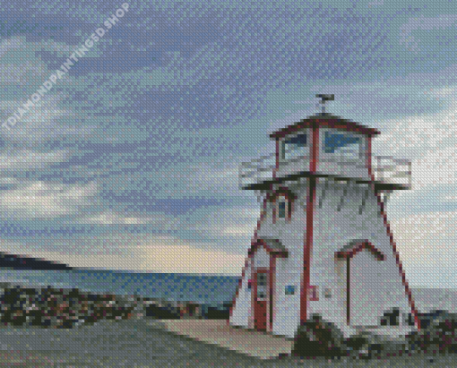 Arisaig Lighthouse Diamond Painting