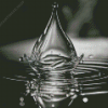 Black Water Drop Diamond Painting
