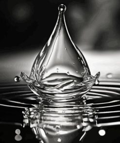 Black Water Drop Diamond Painting