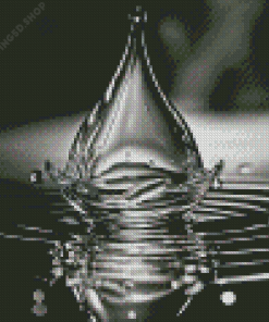 Black Water Drop Diamond Painting