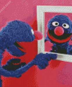 Cute Grover Diamond Painting