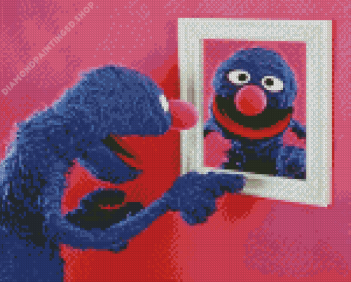 Cute Grover Diamond Painting