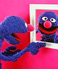Cute Grover Diamond Painting