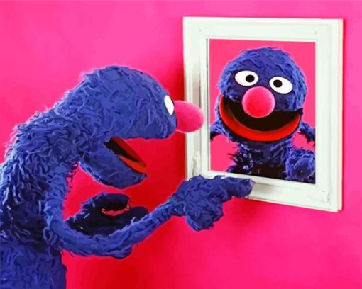 Cute Grover Diamond Painting