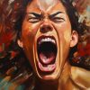 Face Screaming Diamond Painting