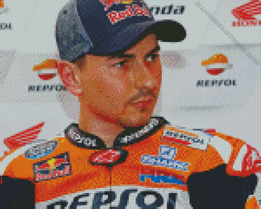 Cool Jorge Lorenzo Diamond Painting