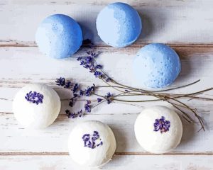 Lavender Bath Bombs Diamond Painting