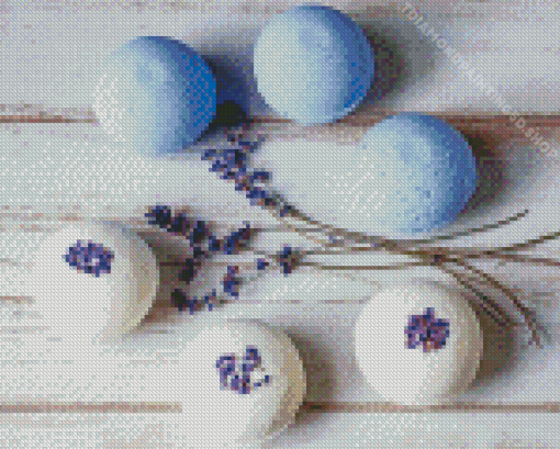 Lavender Bath Bombs Diamond Painting