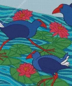 Pukeko Diamond Painting
