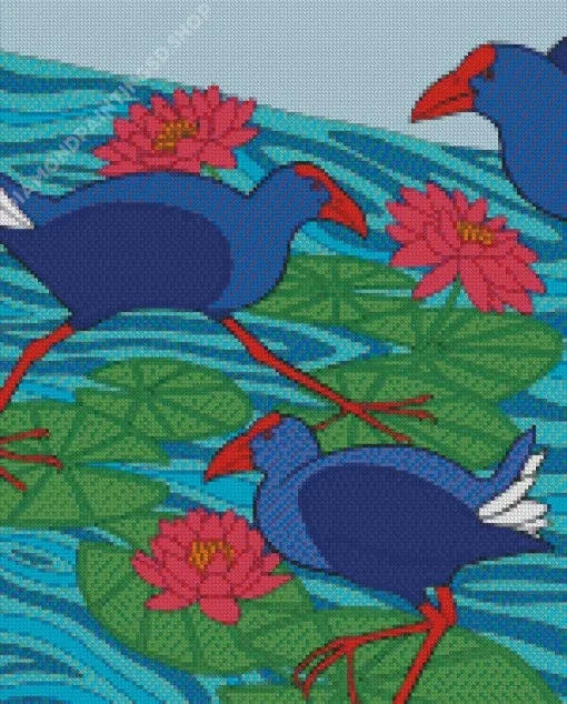 Pukeko Diamond Painting