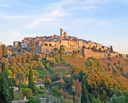 St Paul De Vence Diamond Painting