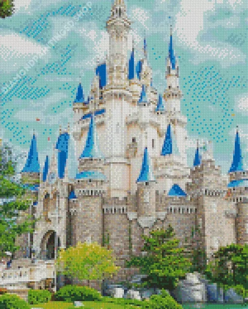 Cinderella Castle Diamond Painting