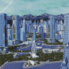Utopia City Diamond Painting