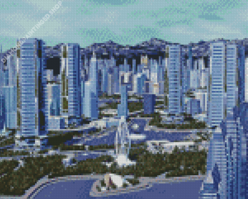 Utopia City Diamond Painting