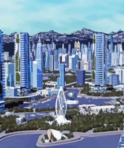 Utopia City Diamond Painting