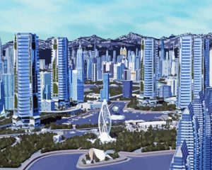 Utopia City Diamond Painting