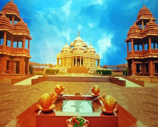 Akshardham Diamond Painting
