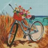 Bicycle And Flowers Diamond Painting