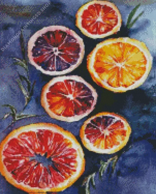 Blood Orange Art Diamond Painting