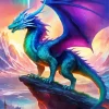 Emerald Dragon Diamond Painting