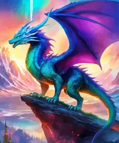 Emerald Dragon Diamond Painting