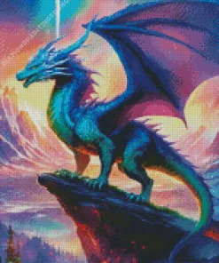 Emerald Dragon Diamond Painting