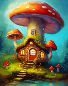 Fantasy Mushroom Diamond Painting