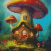 Fantasy Mushroom Diamond Painting