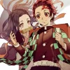 Nezuko And Tanjiro Diamond Painting