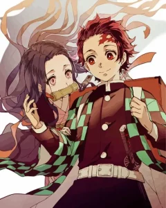 Nezuko And Tanjiro Diamond Painting