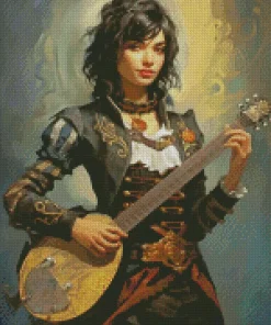 Bard Girl Diamond Painting