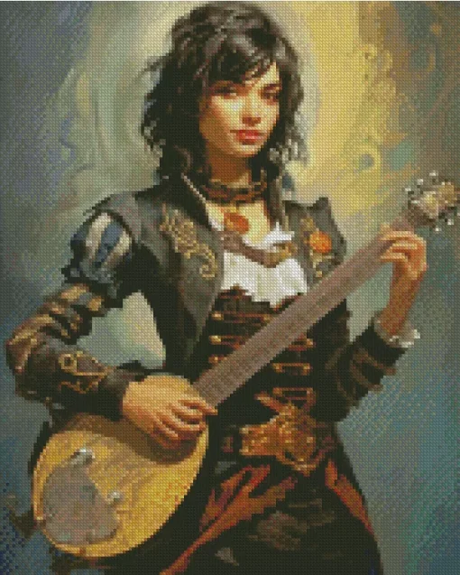 Bard Girl Diamond Painting