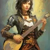 Bard Girl Diamond Painting