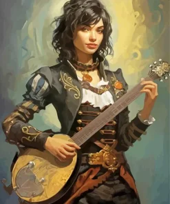 Bard Girl Diamond Painting
