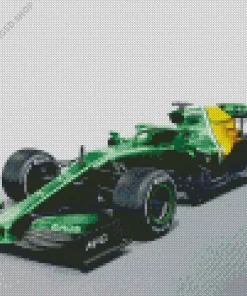 Black And Green F1 Diamond Painting
