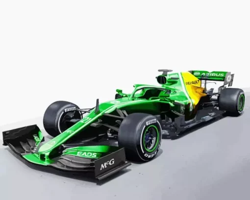 Black And Green F1 Diamond Painting