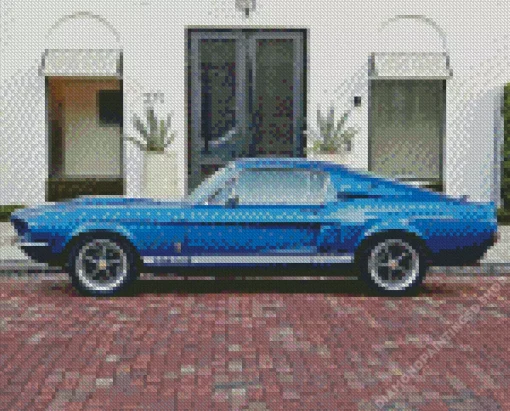 1960 Ford Mustang Diamond Painting