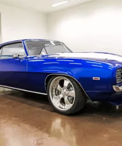 Blue 1969 Camaro Diamond Painting