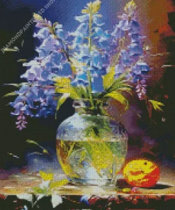 Bluebells Vase Diamond Painting