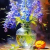 Bluebells Vase Diamond Painting