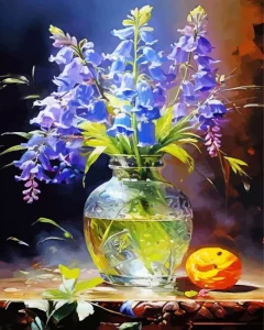 Bluebells Vase Diamond Painting